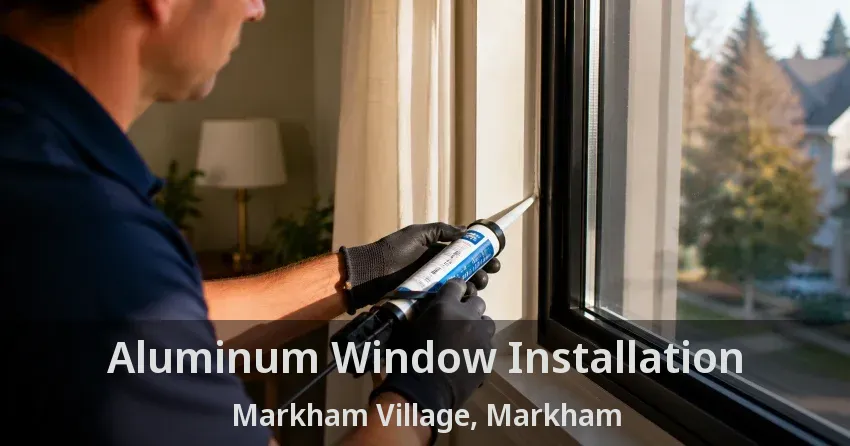 Aluminum Window Installation Markham Village, Markham - ON