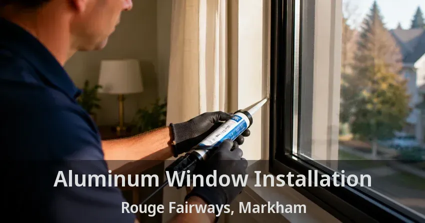 Aluminum Window Installation Rouge Fairways, Markham - ON