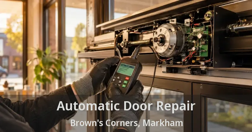 Automatic Door Repair Brown's Corners, Markham - ON