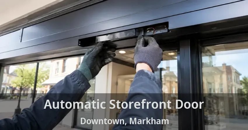 Automatic Storefront Door Downtown, Markham - ON