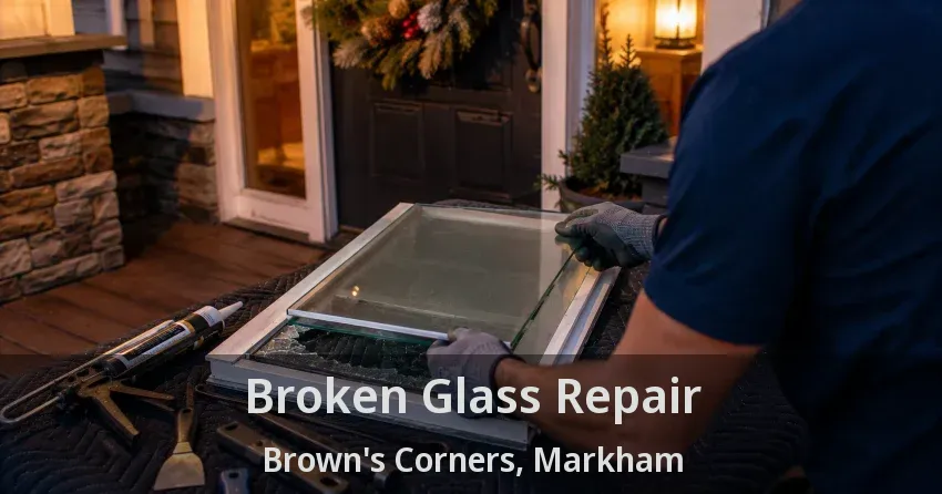 Broken Glass Repair Brown's Corners, Markham - ON