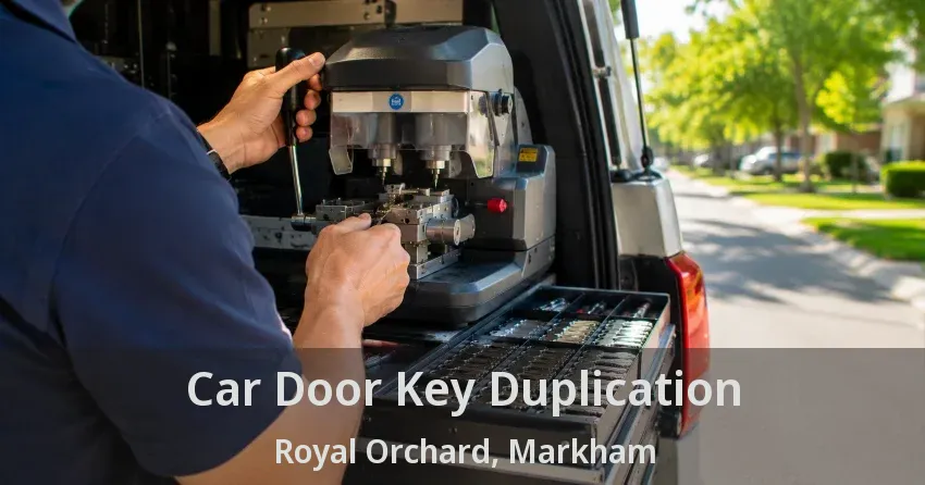 Car Door Key Duplication Royal Orchard, Markham - ON