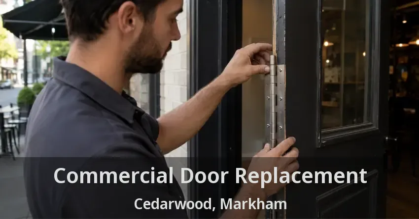 Commercial Door Replacement Cedarwood, Markham - ON