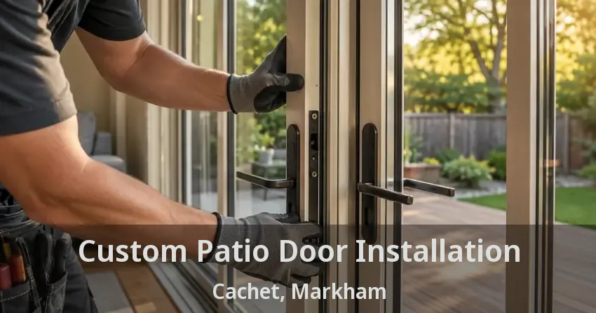Custom Patio Door Installation Cachet, Markham - ON