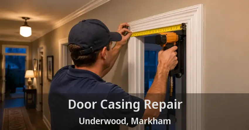 Door Casing Repair Underwood, Markham - ON