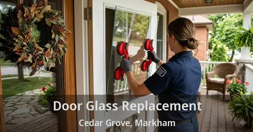 Door Glass Replacement Cedar Grove, Markham - ON