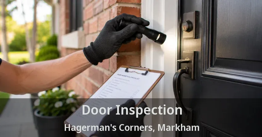 Door Inspection Hagerman's Corners, Markham - ON