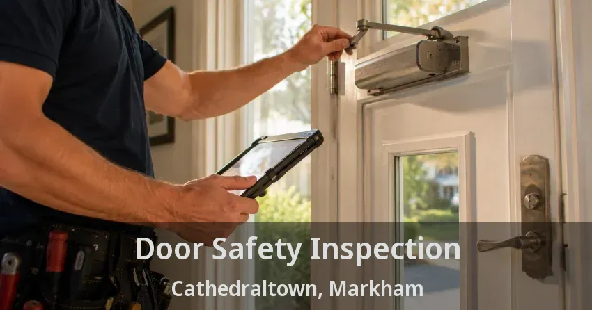 Door Safety Inspection Cathedraltown, Markham - ON