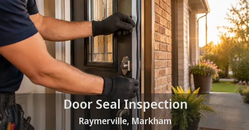Door Seal Inspection Raymerville, Markham - ON