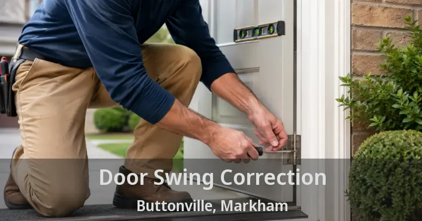 Door Swing Correction Buttonville, Markham - ON