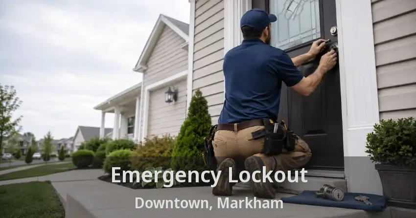 Emergency Lockout Downtown, Markham - ON