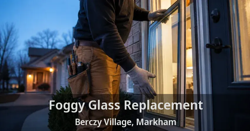 Foggy Glass Replacement Berczy Village, Markham - ON