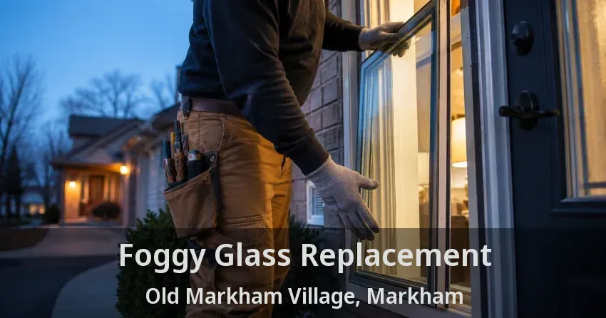 Foggy Glass Replacement Old Markham Village, Markham - ON