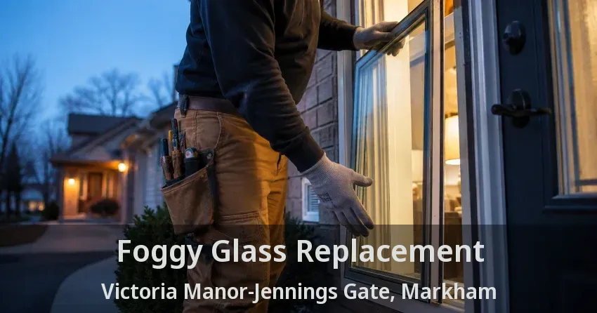 Foggy Glass Replacement Victoria Manor-Jennings Gate, Markham - ON