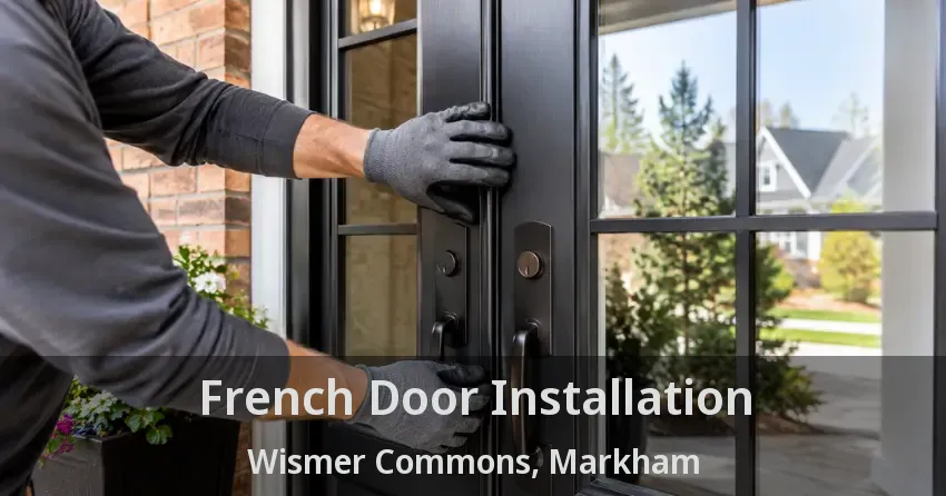 French Door Installation Wismer Commons, Markham - ON