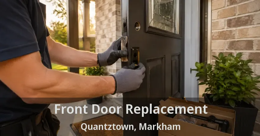 Front Door Replacement Quantztown, Markham - ON