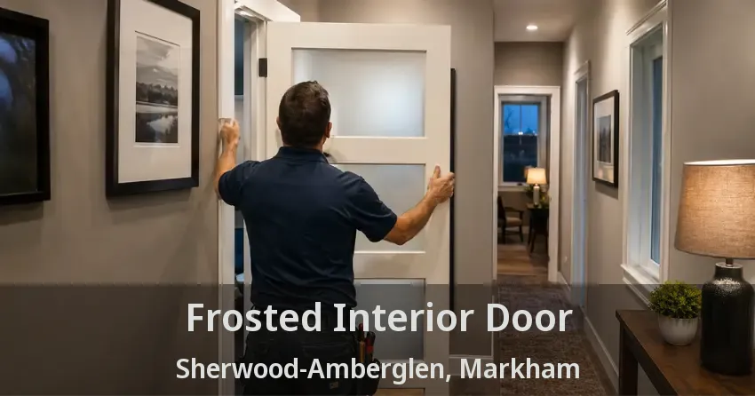 Frosted Interior Door Sherwood-Amberglen, Markham - ON