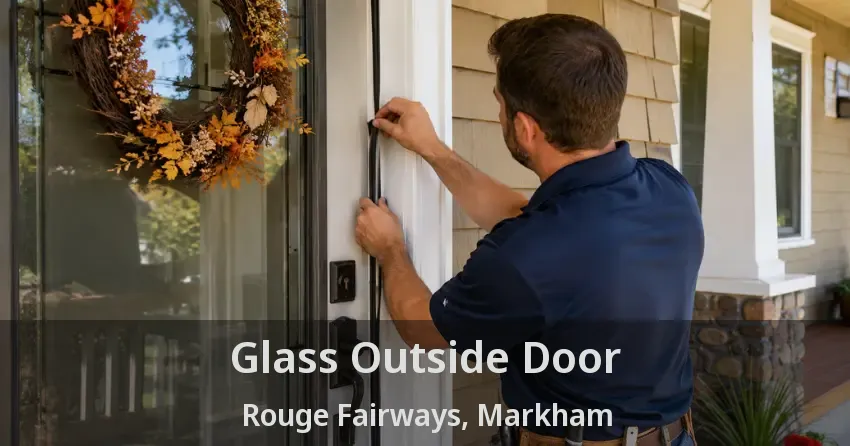 Glass Outside Door Rouge Fairways, Markham - ON