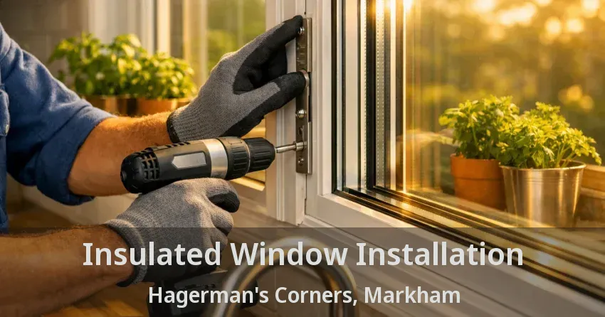 Insulated Window Installation Hagerman's Corners, Markham - ON