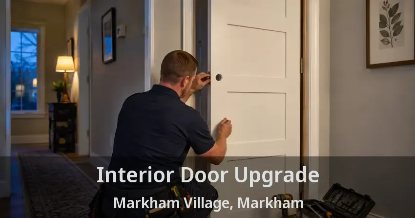 Interior Door Upgrade Markham Village, Markham - ON