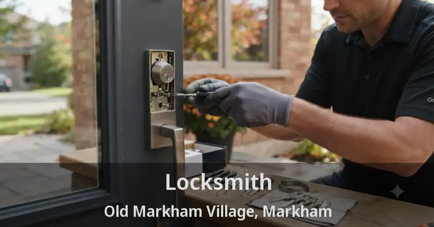 Locksmith Old Markham Village, Markham - ON
