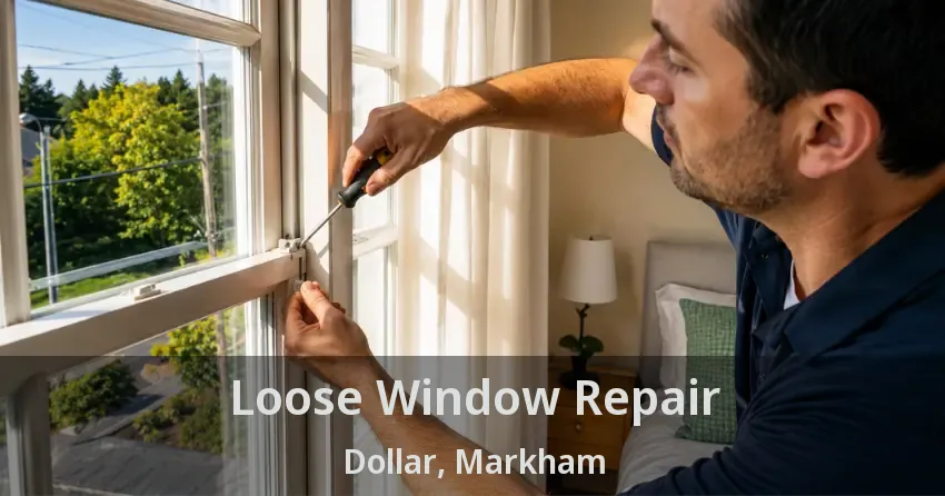 Loose Window Repair Dollar, Markham - ON