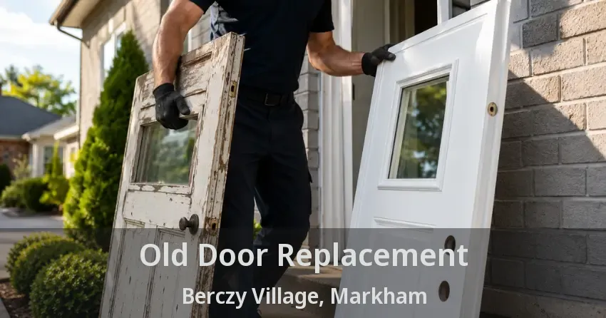Old Door Replacement Berczy Village, Markham - ON