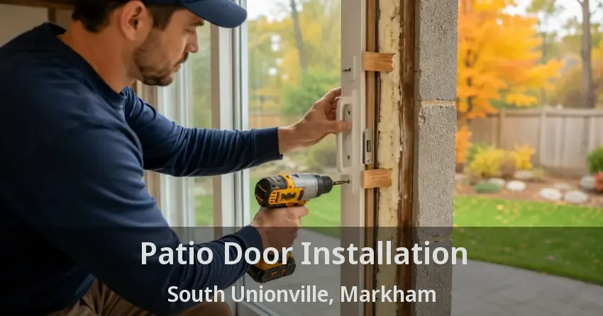 Patio Door Installation South Unionville, Markham - ON