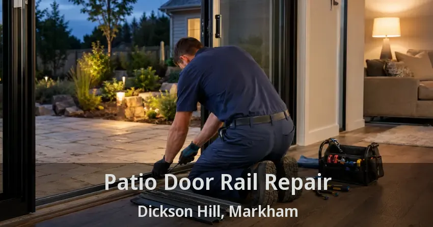 Patio Door Rail Repair Dickson Hill, Markham - ON
