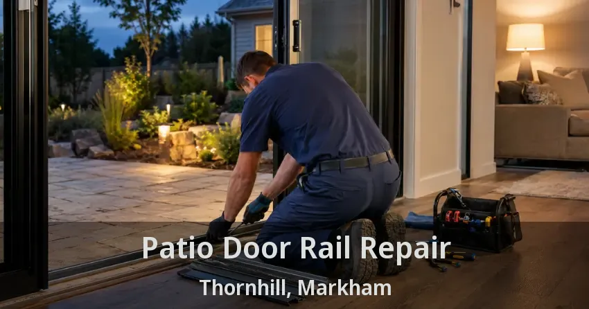 Patio Door Rail Repair Thornhill, Markham - ON