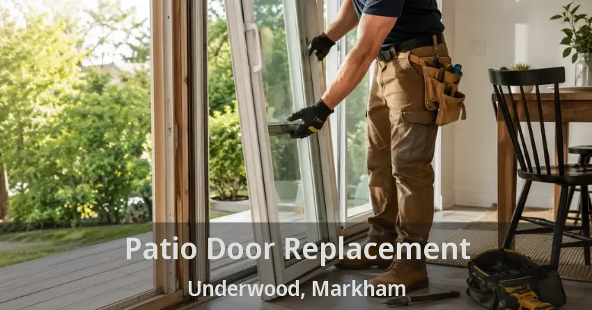 Patio Door Replacement Underwood, Markham - ON