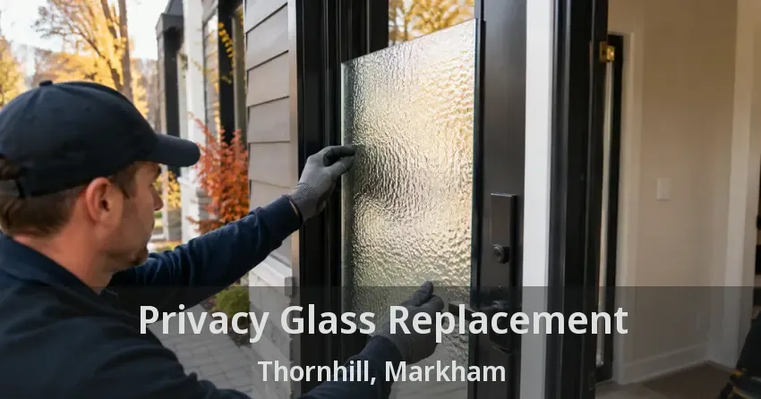 Privacy Glass Replacement Thornhill, Markham - ON