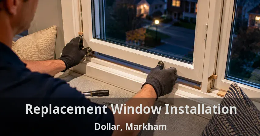 Replacement Window Installation Dollar, Markham - ON