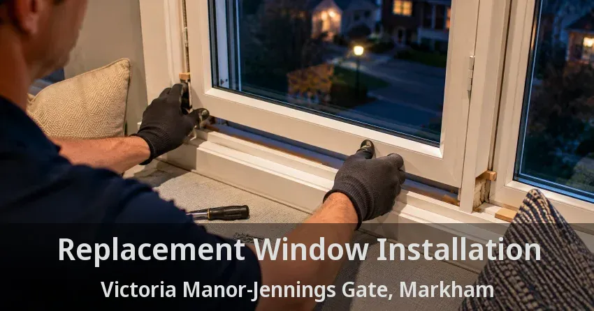 Replacement Window Installation Victoria Manor-Jennings Gate, Markham - ON