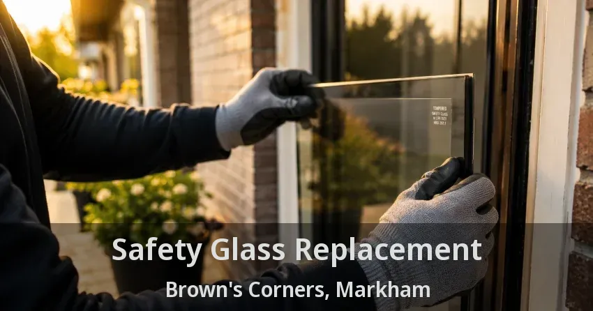Safety Glass Replacement Brown's Corners, Markham - ON