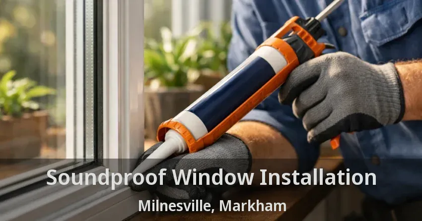 Soundproof Window Installation Milnesville, Markham - ON
