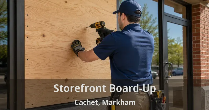 Storefront Board-Up Cachet, Markham - ON