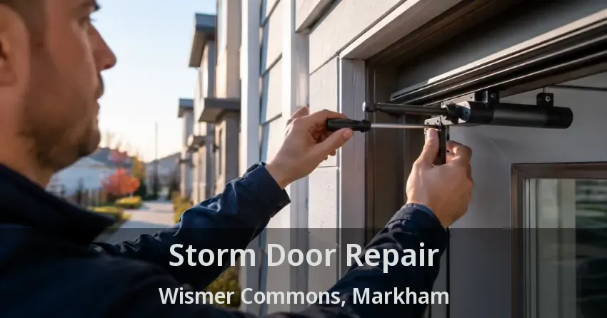 Storm Door Repair Wismer Commons, Markham - ON