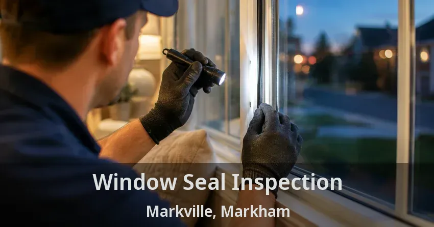 Window Seal Inspection Markville, Markham - ON