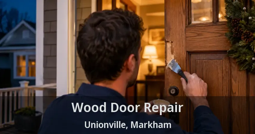Wood Door Repair Unionville, Markham - ON