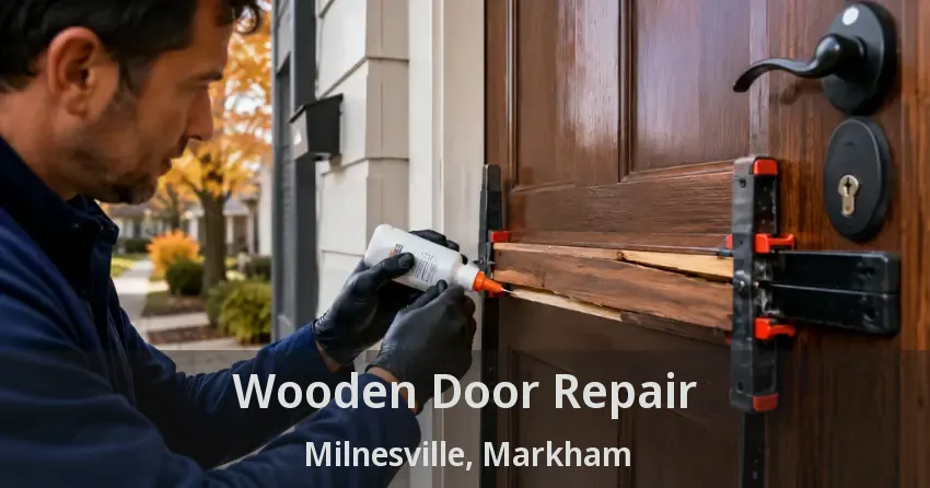 Wooden Door Repair Milnesville, Markham - ON